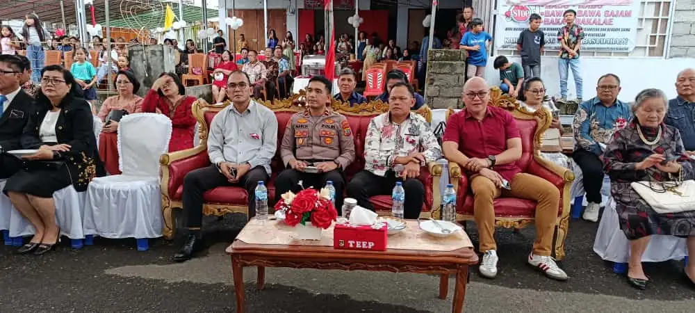 Ibadah Syukur HUT ke-125 Desa Teep Berlangsung Khidmat dan Aman